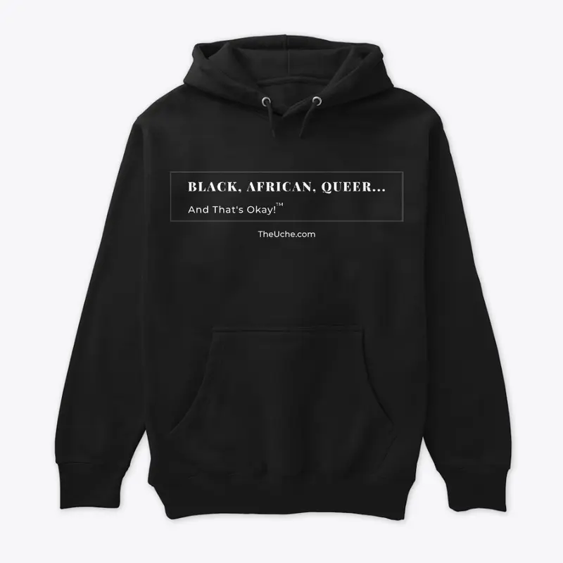 Black, African, Queer (White Print)